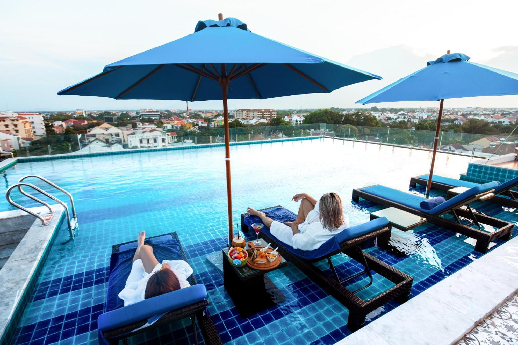 Qualia De Hotel Hoi An - Rooftop Bar City View Exteriér fotografie