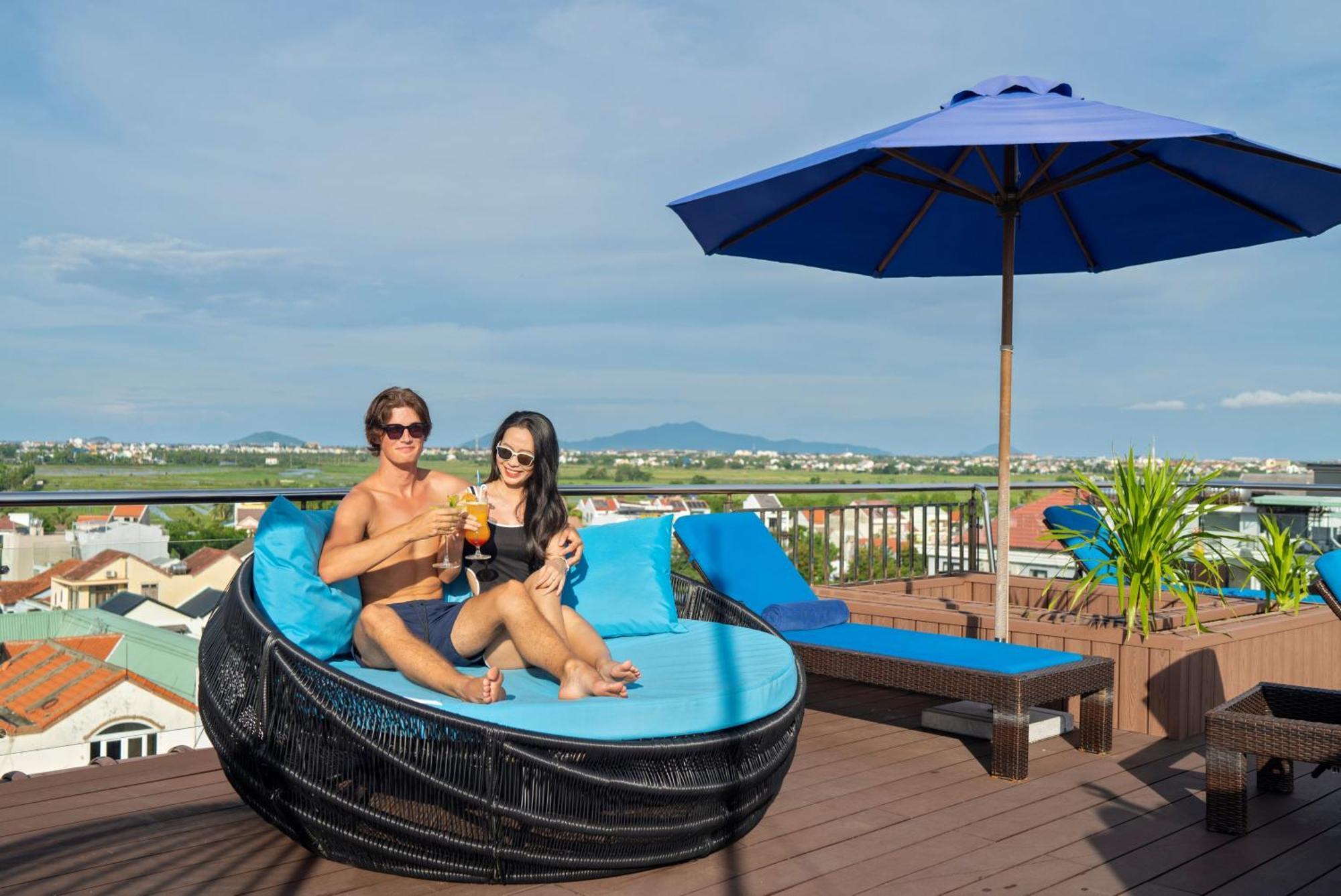 Qualia De Hotel Hoi An - Rooftop Bar City View Exteriér fotografie