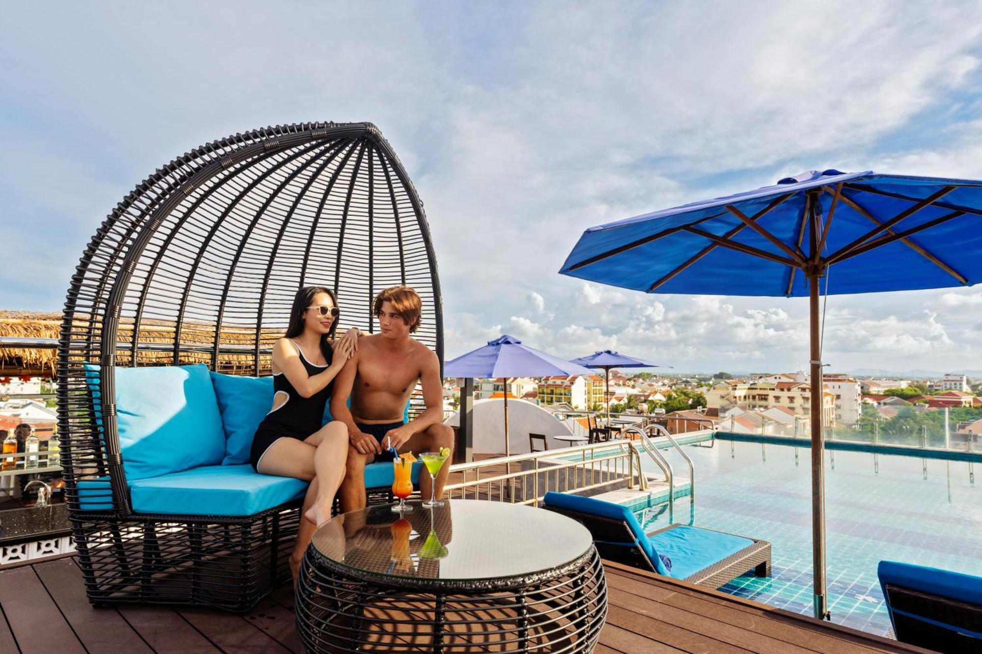 Qualia De Hotel Hoi An - Rooftop Bar City View Exteriér fotografie